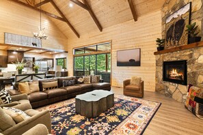 Smart TV, fireplace, video games, table tennis