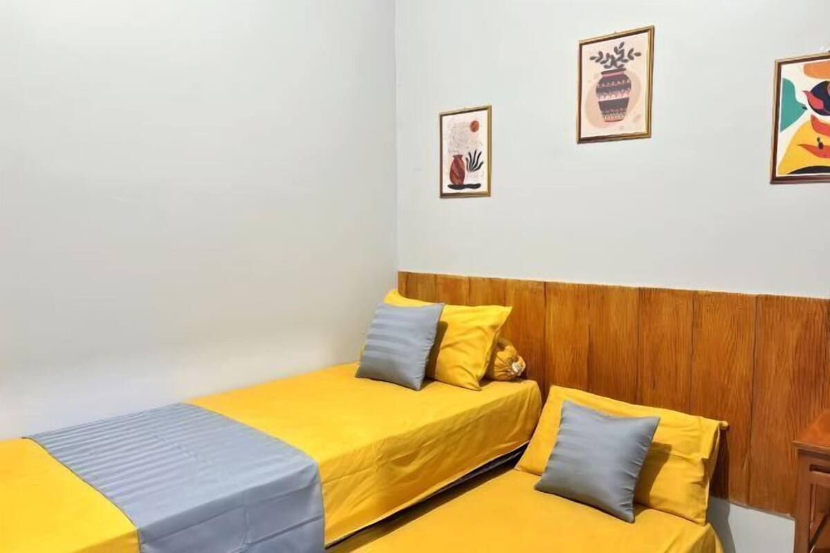 Premium bedding, free WiFi, bed sheets
