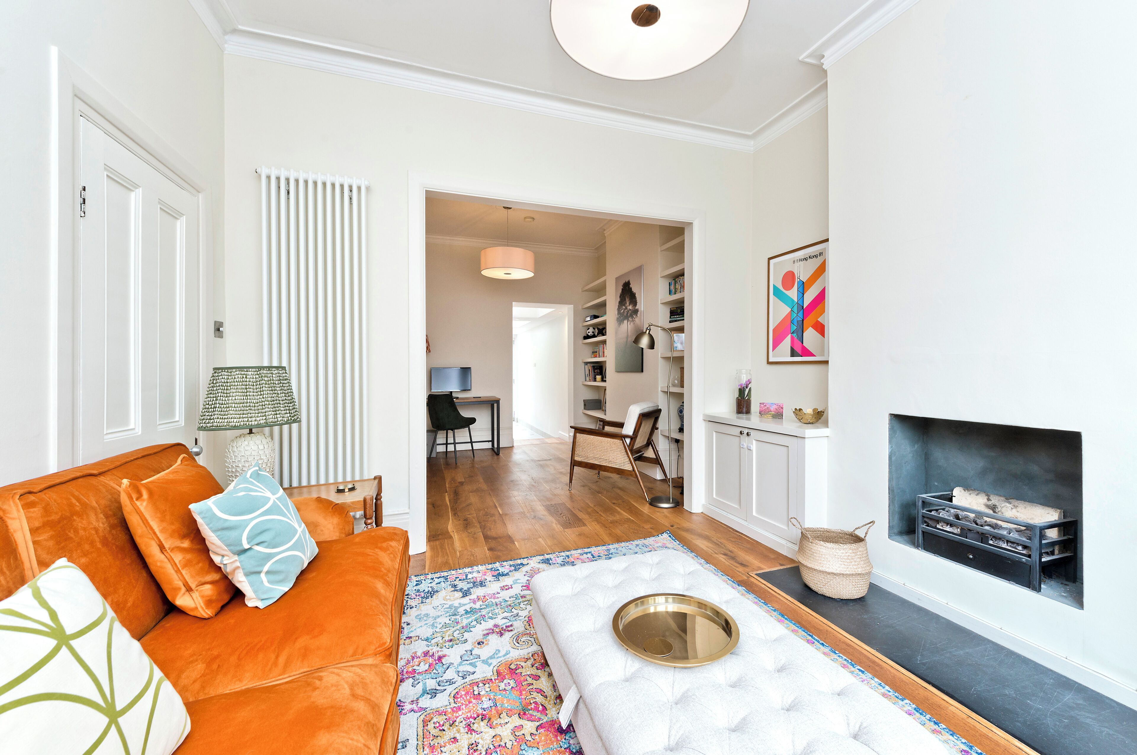 House (3 Bedrooms) | Living area | 32-inch TV with digital channels, heated floors