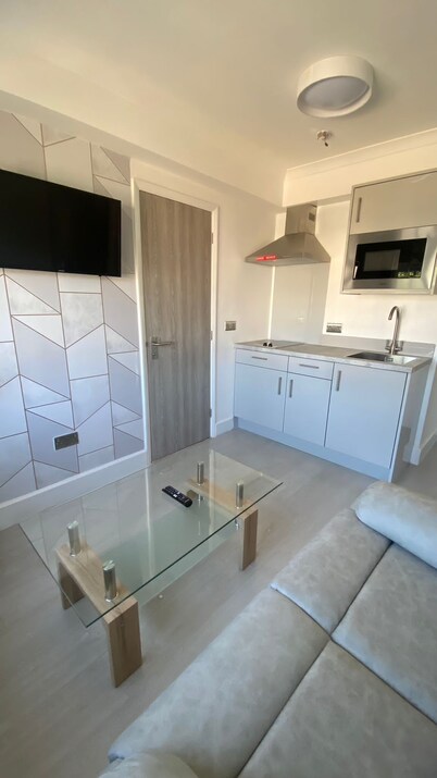 New Modern Refurbished Luxe Apartment + Free Parking