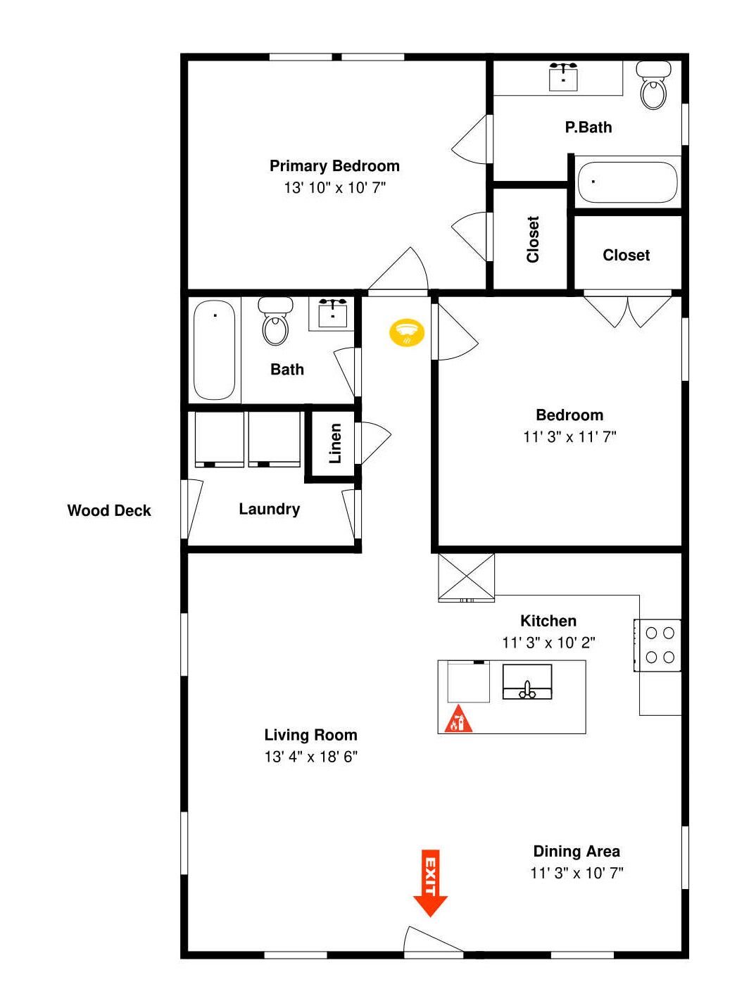 House (2 Bedrooms) | Property amenity