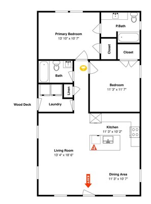 House (2 Bedrooms) | Property amenity
