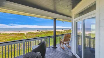 House, Multiple Beds, Balcony, Beach View | Property grounds