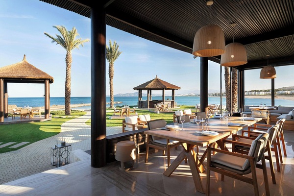 Plage, sable blanc, bar de plage