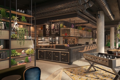 Ristorante. Moxy Vienna City East