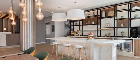 Café da manhã continental grátis todos os dias