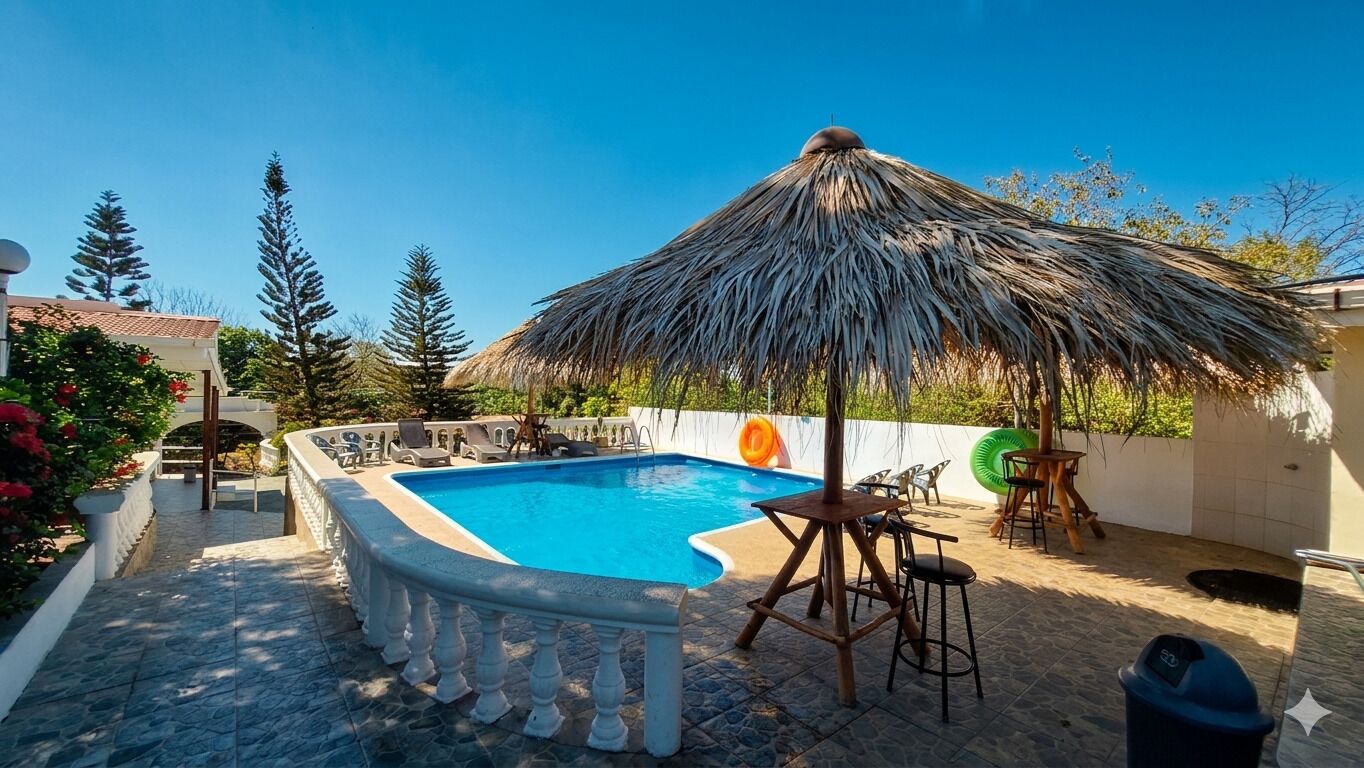 Alberca al aire libre 