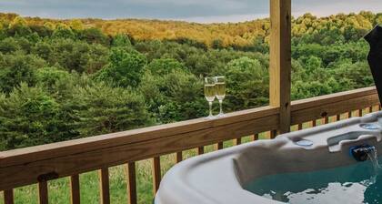 Rustic Retreat-Kabine-Eigenes Badezimmer