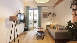 Living area - Pausaniou8 · Homey one bedroom in hip Pagrati (Athens)