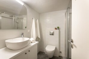 Shower, hair dryer