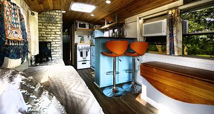 Fully Converted Skoolie on Charming 40-Acre Farm with Hot Tub