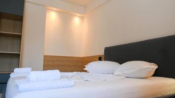 Kedap suara, Wi-Fi gratis, dan seprai linen