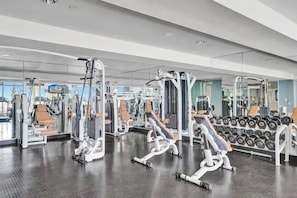 Fitness facility - No Resort Fees! 4-Diamond Hotel - Large Hotel Suite 912 + Kitchen + King Bed (Fort Lauderdale)