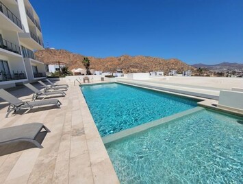 Pool with view. 