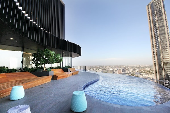 A heated pool - Two Bedroom Two Bathroom | First Class Residence on Queen St, Brisbane CBD (Brisbane)