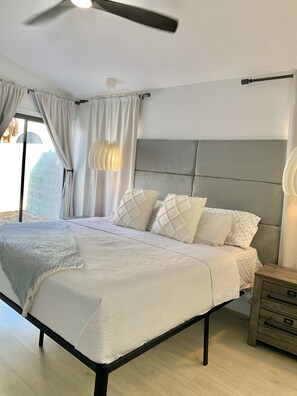 2 bedrooms, iron/ironing board, travel crib, free WiFi