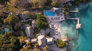 Aerial view - Hotel Isla del Sol  (Rosario Islands)