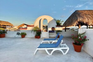 Terrace/patio - Hacienda San José -1 min-Near mamitas-W/ Rooftop (Playa del Carmen)