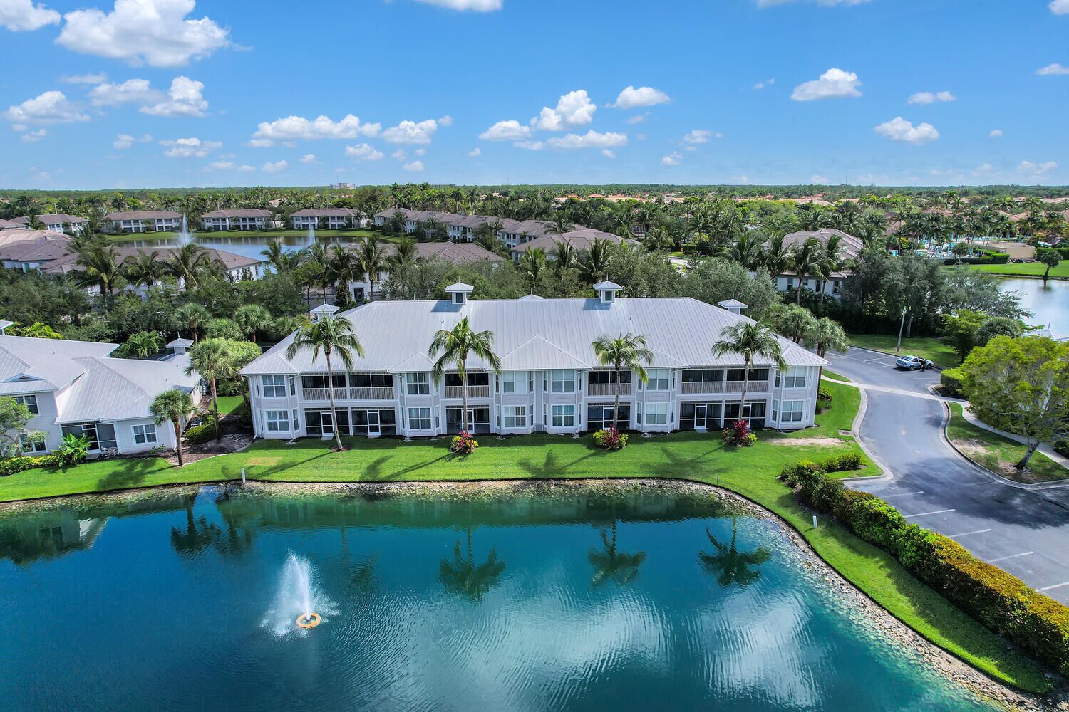 3 Bedroom 2 Bath golf condo in Lely Resort with updated furnishings, sparkling lake views!