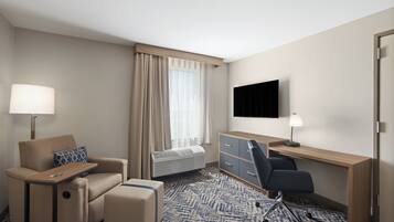 Suite, Accessible (Accessible Tub) | 1 bedroom, desk, laptop workspace, blackout drapes