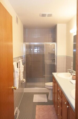 Shower - Spacious home: Lake Winnebago, fishing, kayaking (Fond du Lac)