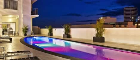 Indoor pool, outdoor pool