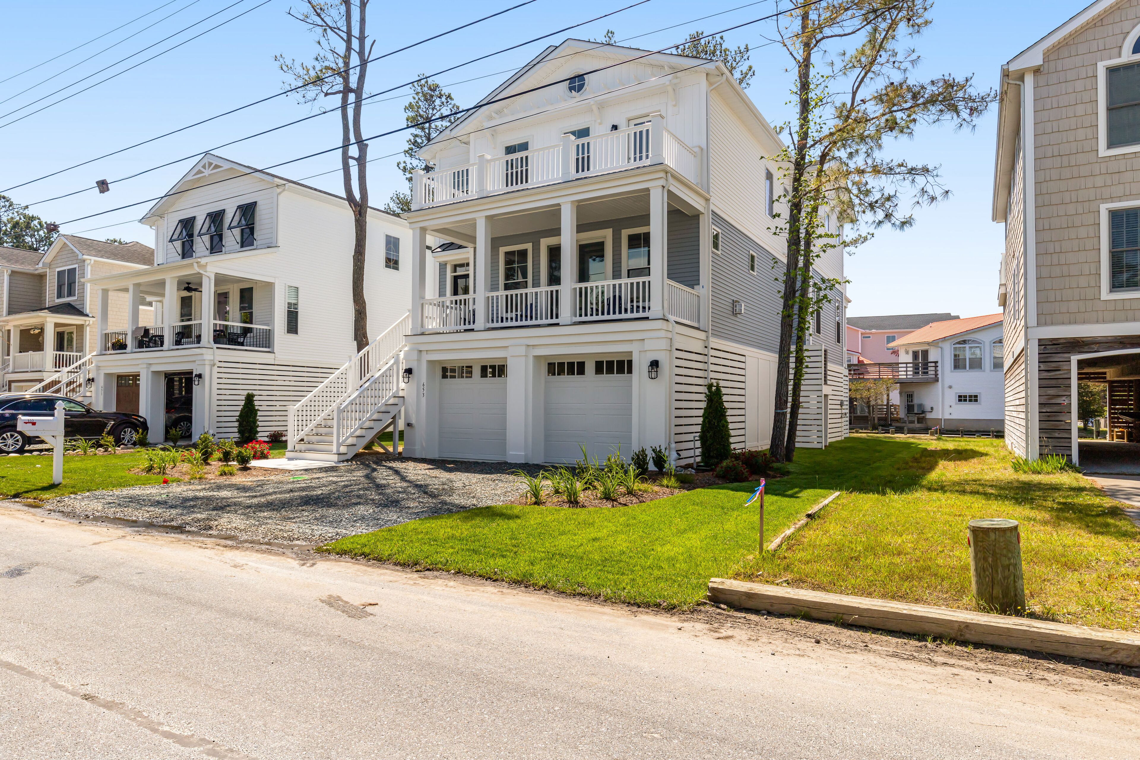 Town of Bethany Beach dog-friendly home with water views, balcony, grill, & W/D