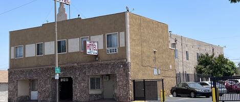 Majoituspaikan julkisivu