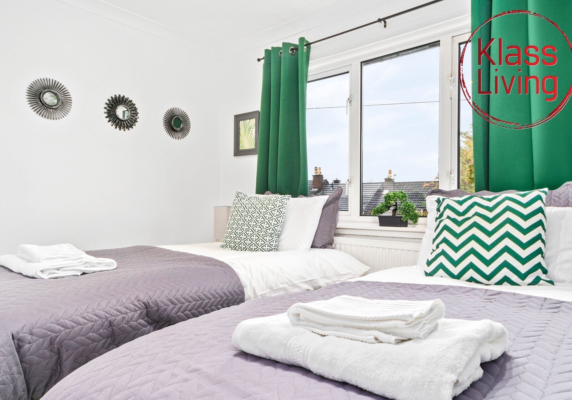 2 bedrooms, iron/ironing board, travel crib, free WiFi