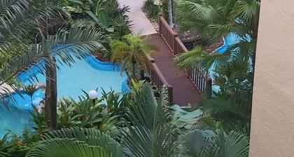 Heated pool, jacuzzi, cedar saunas, BBQs, billiard/shuffleboard table, darts