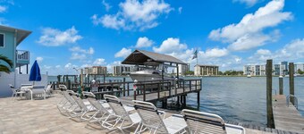 Enchanted Inn Suite #2 w/ View of the Intra-costal water-way Pool, Fishing Dock,