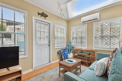 Beachside Courtyard Retreat 15A Steps to Beach | Beach Gear Included!