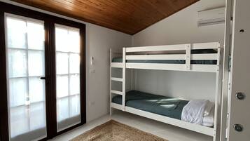 2 bedrooms, iron/ironing board, travel crib, free WiFi