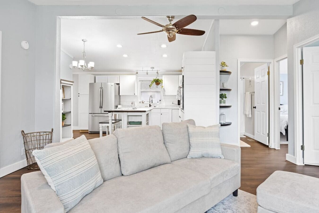 TV connectée, cheminée