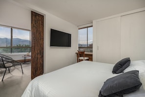 Desk, iron/ironing board, travel crib, WiFi