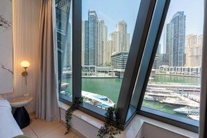 Apartment, Lakeside | 1 bedroom, in-room safe, soundproofing, iron/ironing board - Vacay Lettings Silverene Tower (Dubai)