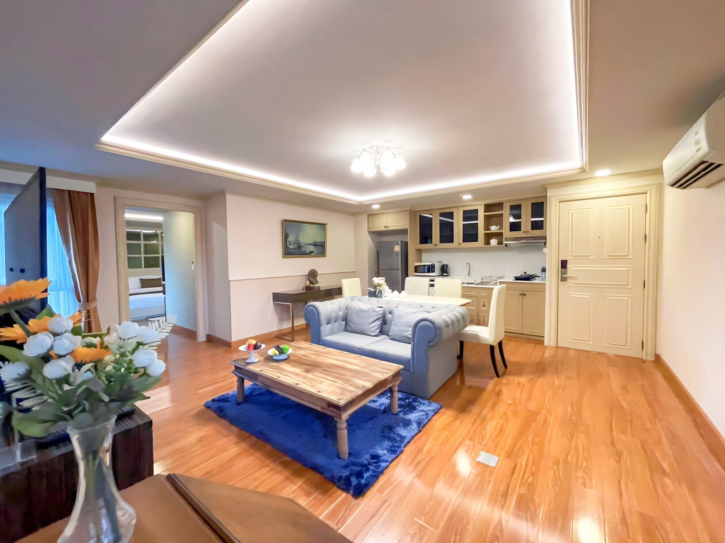 行政套房, 2 间卧室 | 起居区 | 智能电视、Netflix、流媒体服务