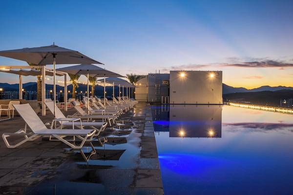 Indoor pool, seasonal outdoor pool, pool cabanas (surcharge)