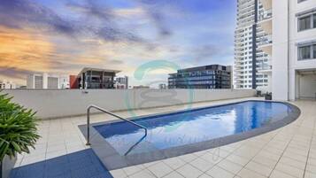 Indoor pool, outdoor pool