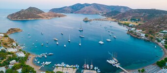 Apartment In A Hotel 'Pico Bello Patmos 22' with Mountain View, Wi-Fi and Air Conditioning