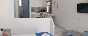 1 bedroom, iron/ironing board, free WiFi, bed sheets - Apartment In A Hotel 'Pico Bello Patmos 22' with Mountain View, Wi-Fi and Air Conditioning (Patmos)