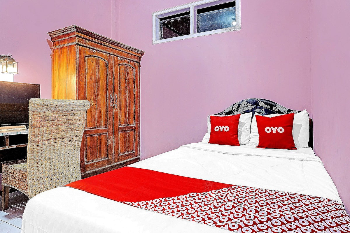 Chambre Double | Bureau, espace de travail pour ordinateur portable, Wi-Fi gratuit