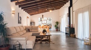 Télévision, cheminée