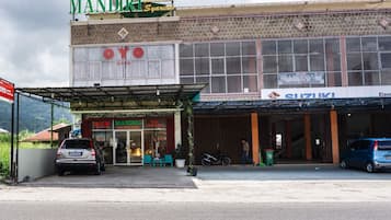 Overnatningsstedets facade