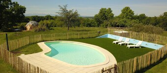 Gîte Japonais 2 à 4 Personnes, Piscine, SPA et vue sur les Pyrénées