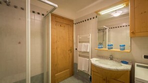 Shower, bidet, towels - Cozy apartment near Cortina d'Ampezzo (San Vito di Cadore)