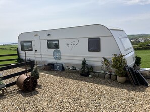 Chalet, 1 Queen Bed with Sofa bed | Property grounds - Lovely Caravan With Stunning Views Aberdaron (Pwllheli)