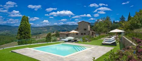 Una piscina climatizada