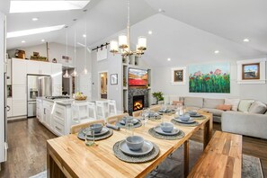Dining - Want to try out a SleepNumber® Bed? With walkable coffee shops and dining on Tennyson Street only steps away, this home blends modern comfort with an unbeatable location. (Denver)