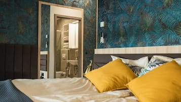 1 slaapkamer, een laptopwerkplek, geluiddichte muren, gratis wifi